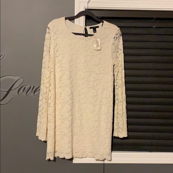 Boho Doll Crochet Shift Dress - Picture 2 of 5